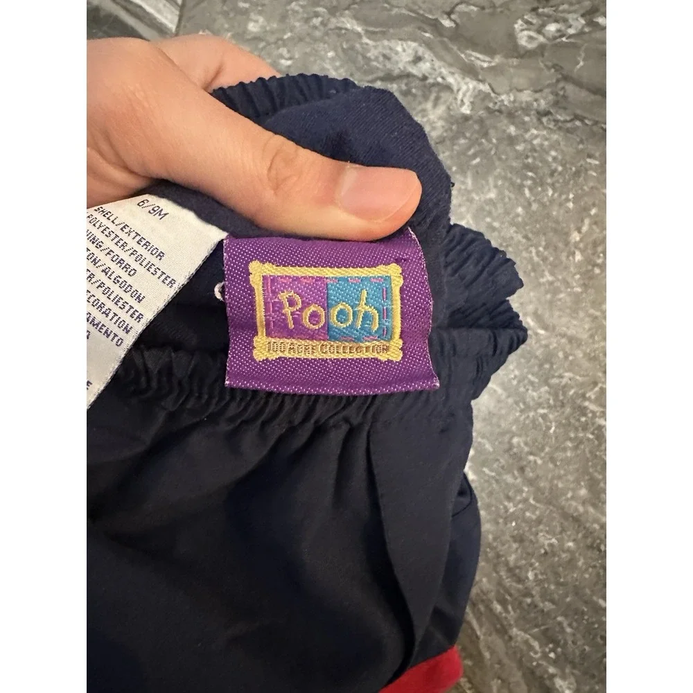 Vintage Winnie The Pooh Baby‎ Pants Blue 6/9 M 100 Acre Collection